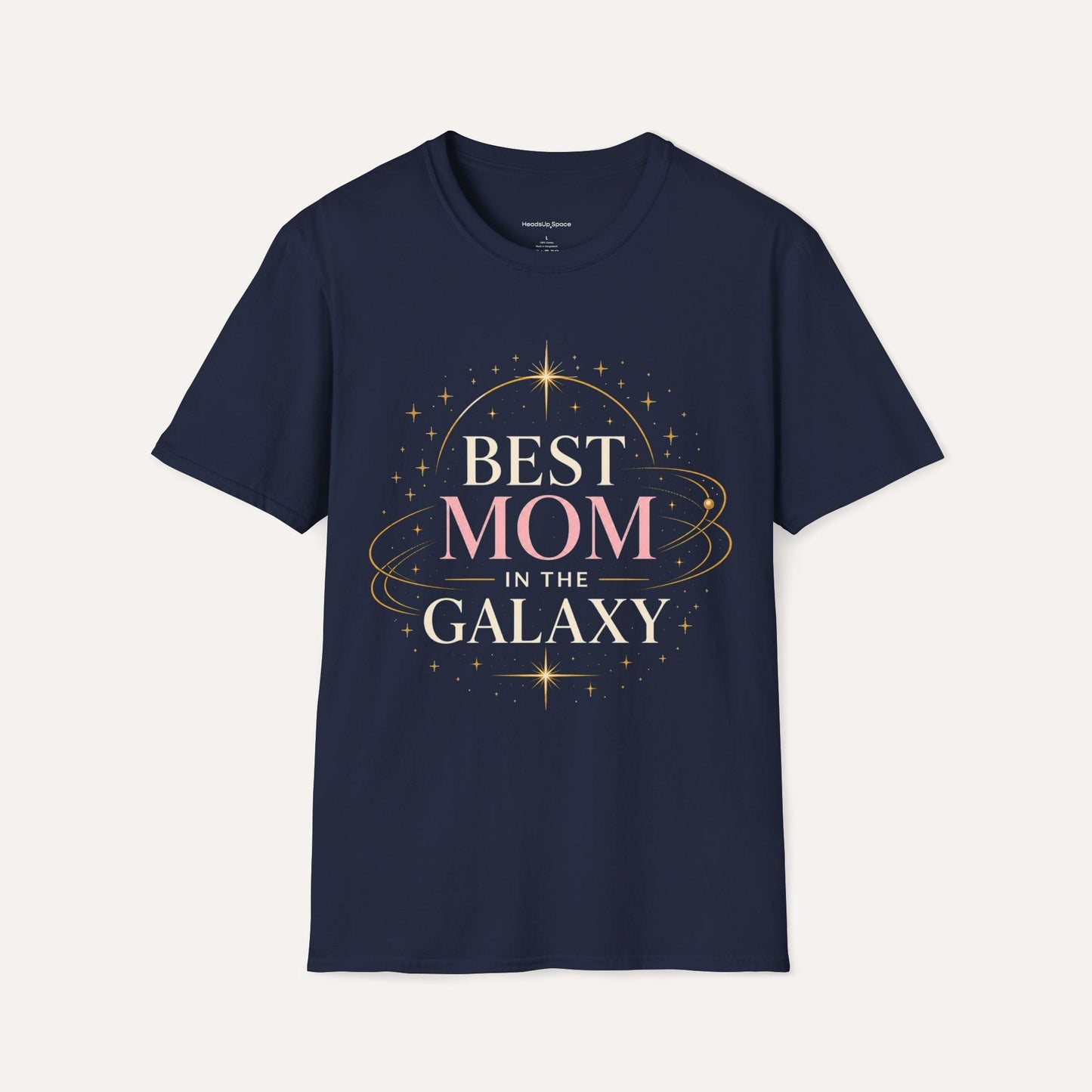 Best Mom in the Galaxy T-Shirt – Elegant Space Design, Minimal Cosmic Gift for Mom