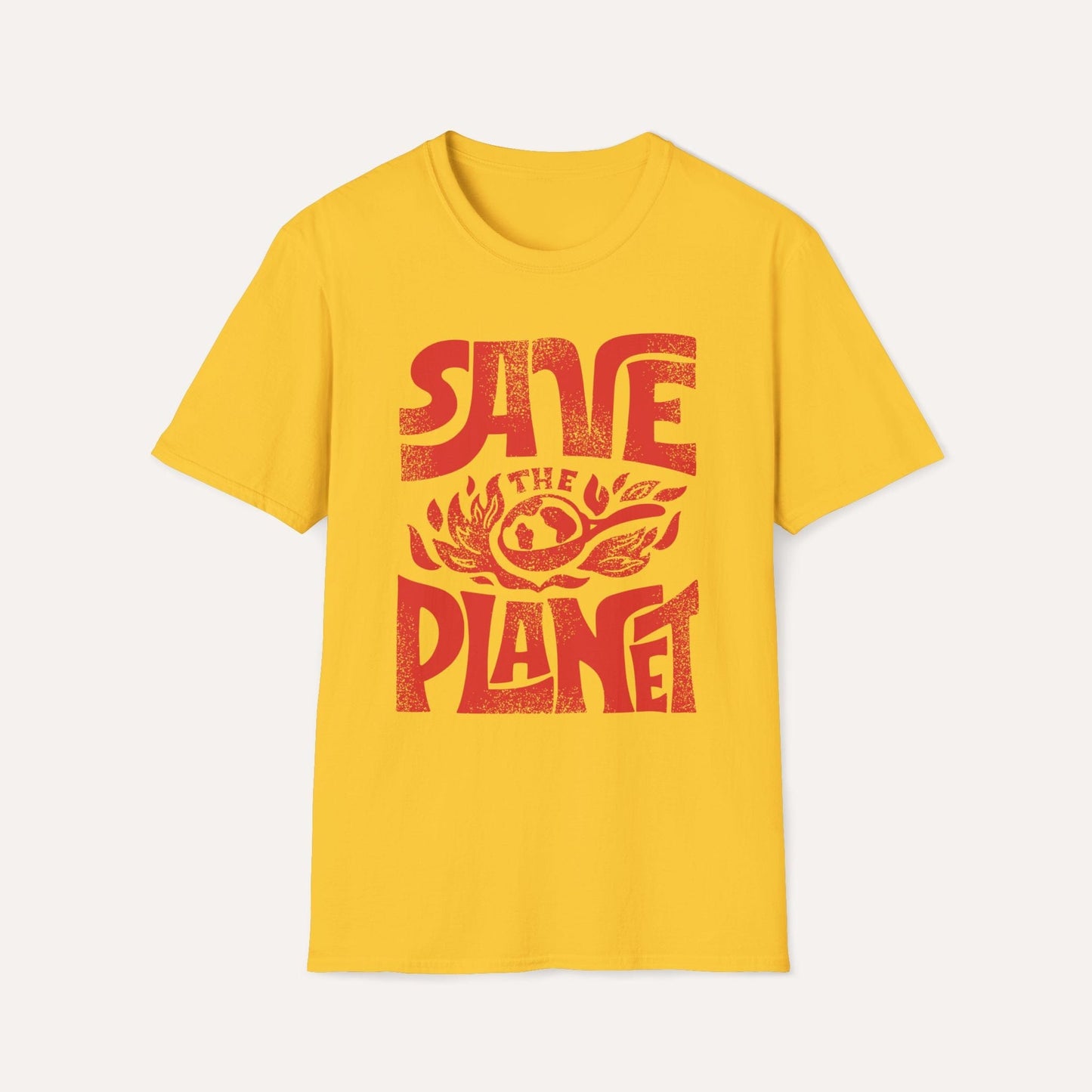 Save the Planet T-Shirt – Retro Climate Awareness Graphic Tee