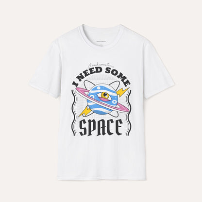 I Need Some Space T-Shirt – Funny Outer Space Graphic Tee with Planet Eye Design