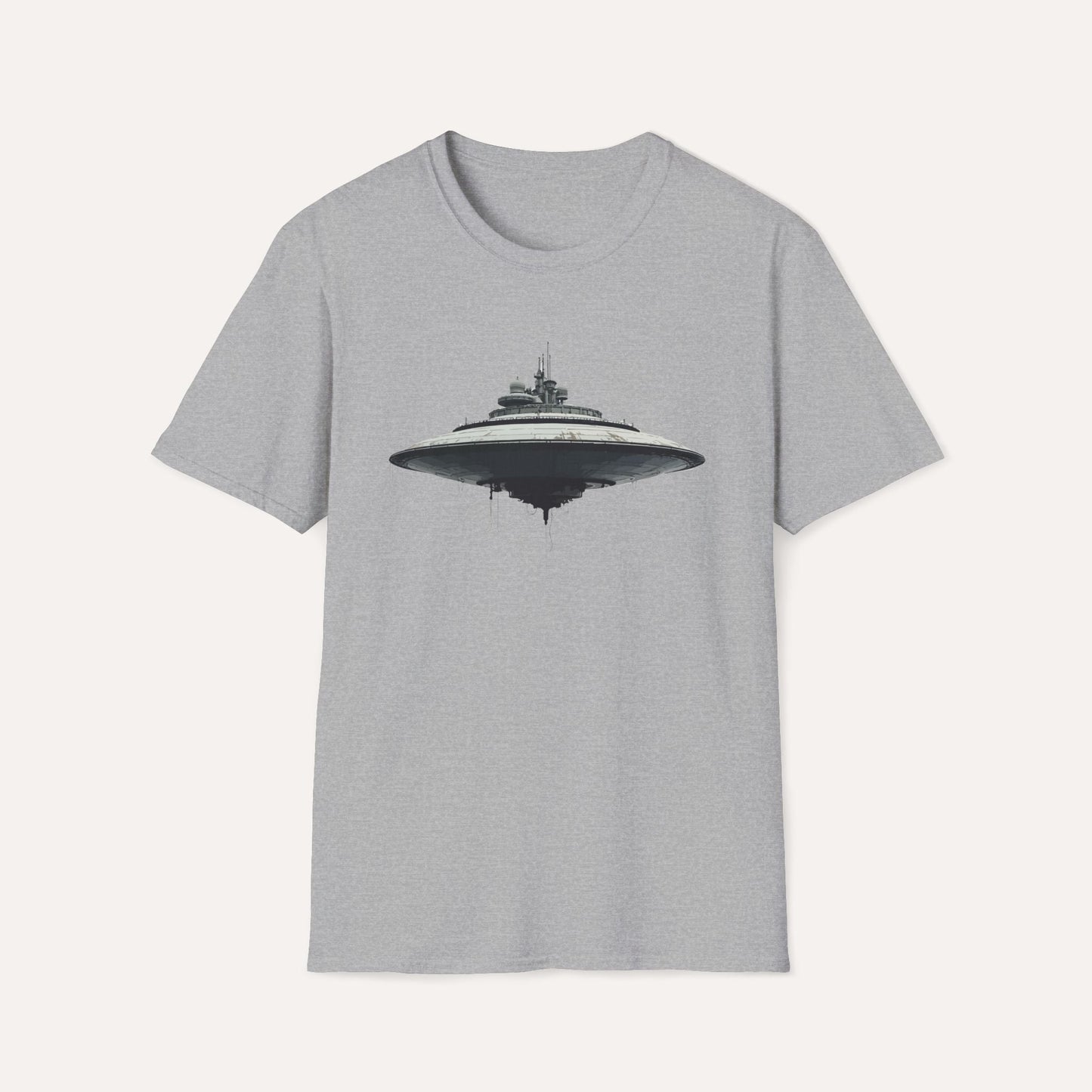 Futuristic UFO Hovercraft Design T-Shirt