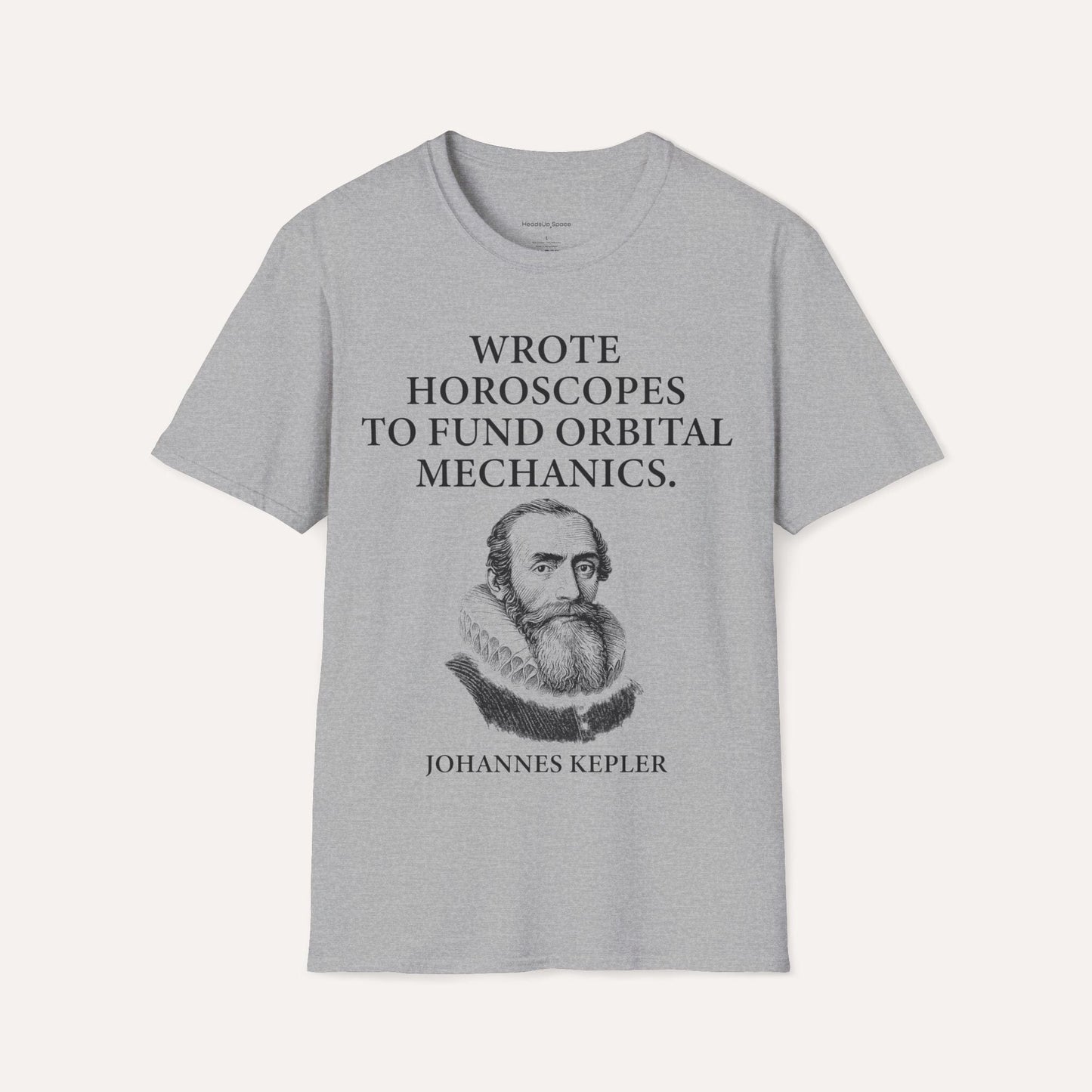 "Funded by Horoscopes" – Johannes Kepler Tee