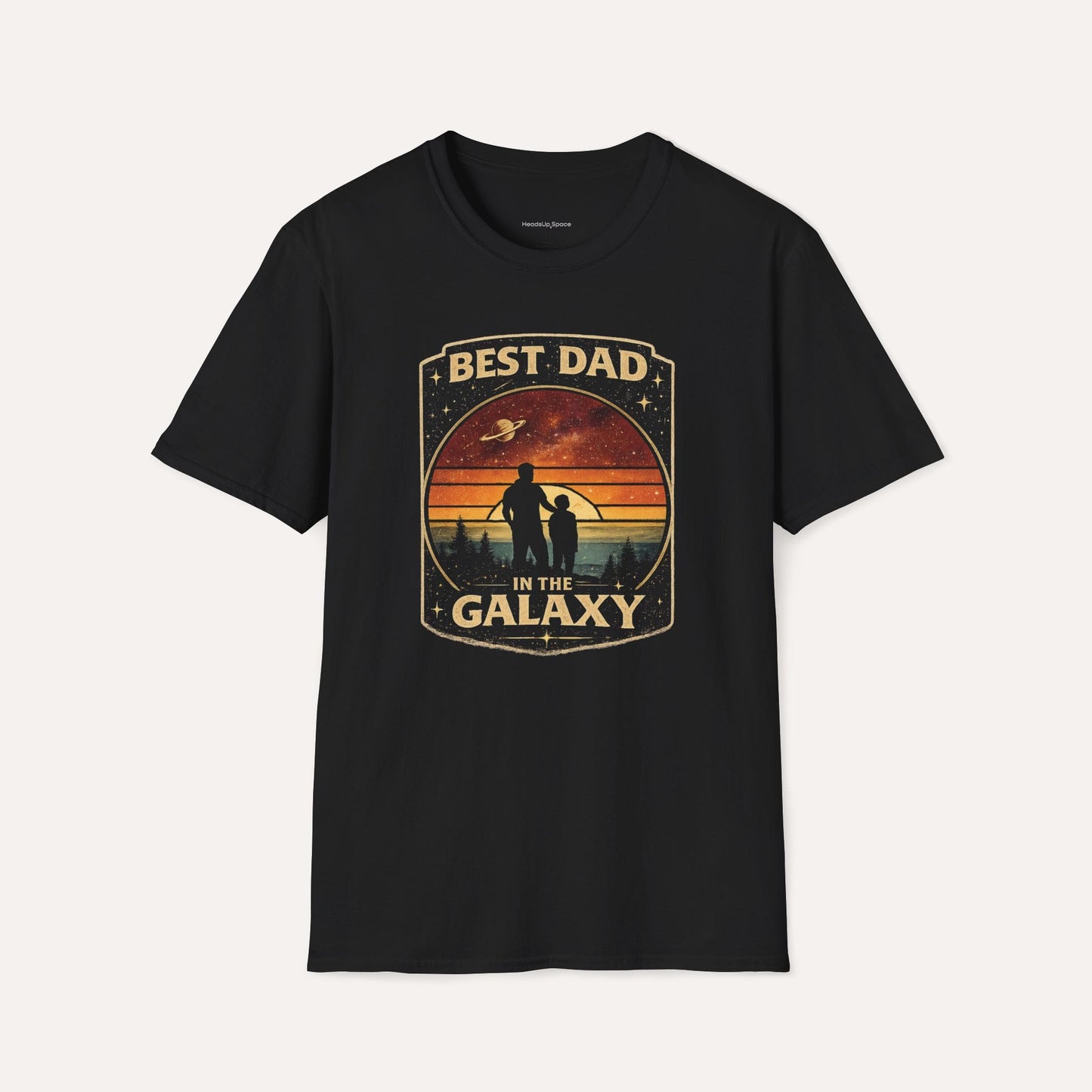 Best Dad in the Galaxy T-Shirt – Space Lover Father’s Day Gift