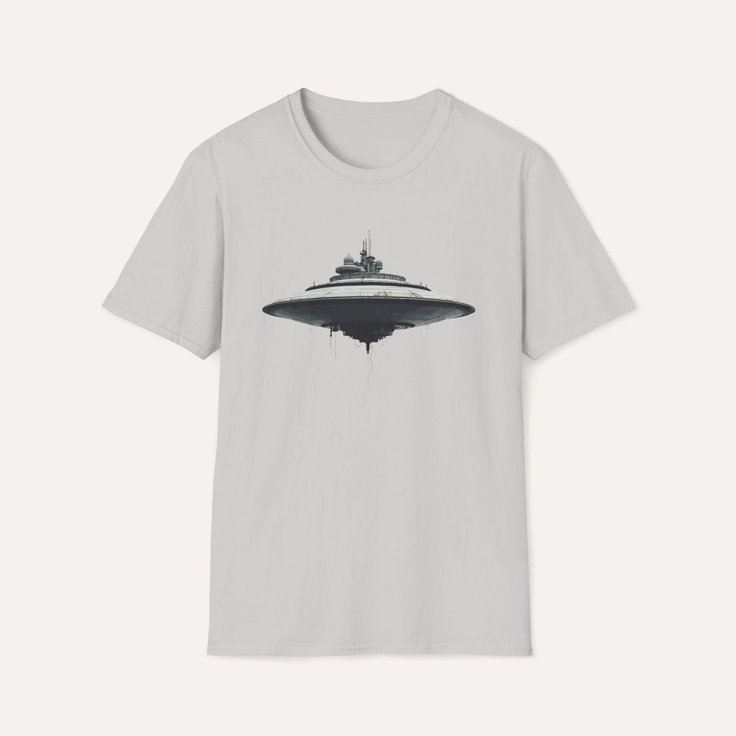 Futuristic UFO Hovercraft Design T-Shirt