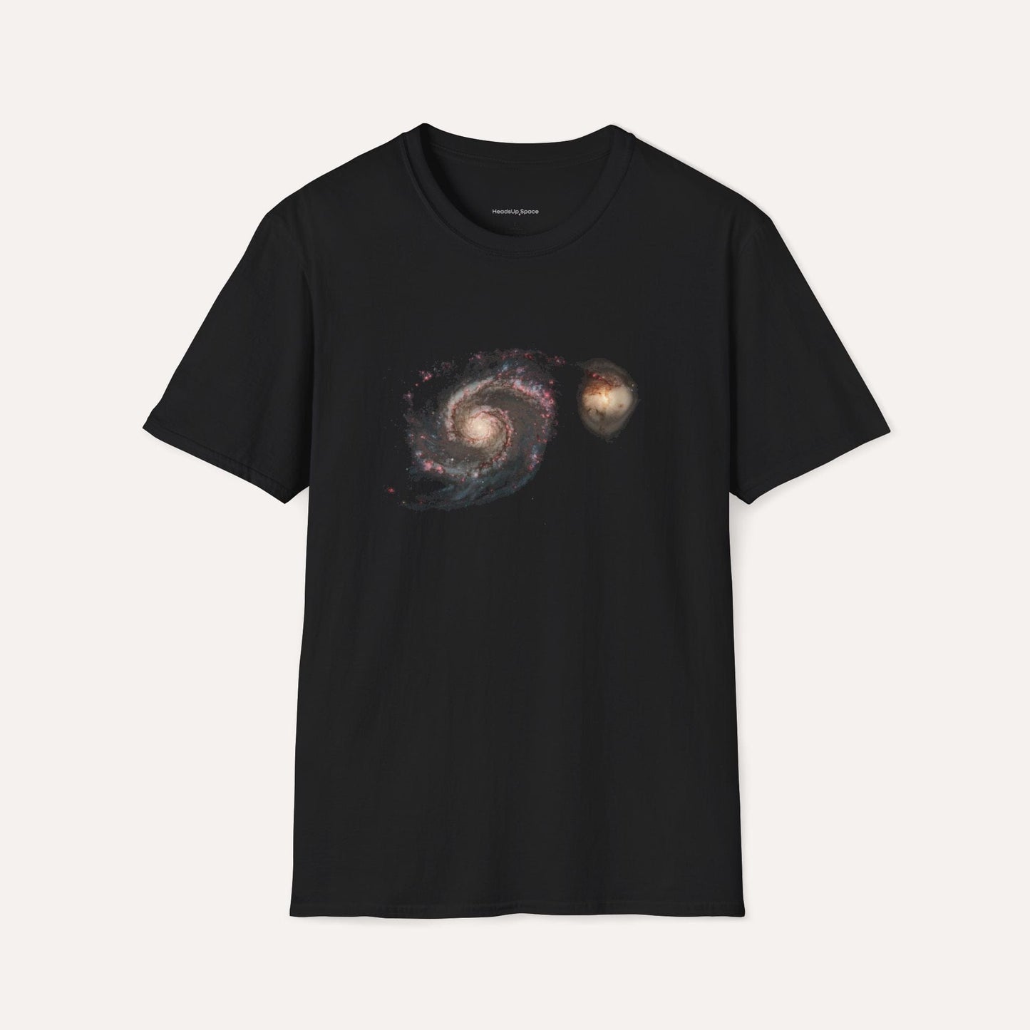 Whirlpool Galaxy M51 T-Shirt – Interacting Spiral Galaxy Tee for Deep Space Explorers
