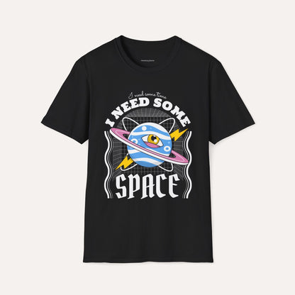 I Need Some Space T-Shirt – Funny Outer Space Graphic Tee with Planet Eye Design