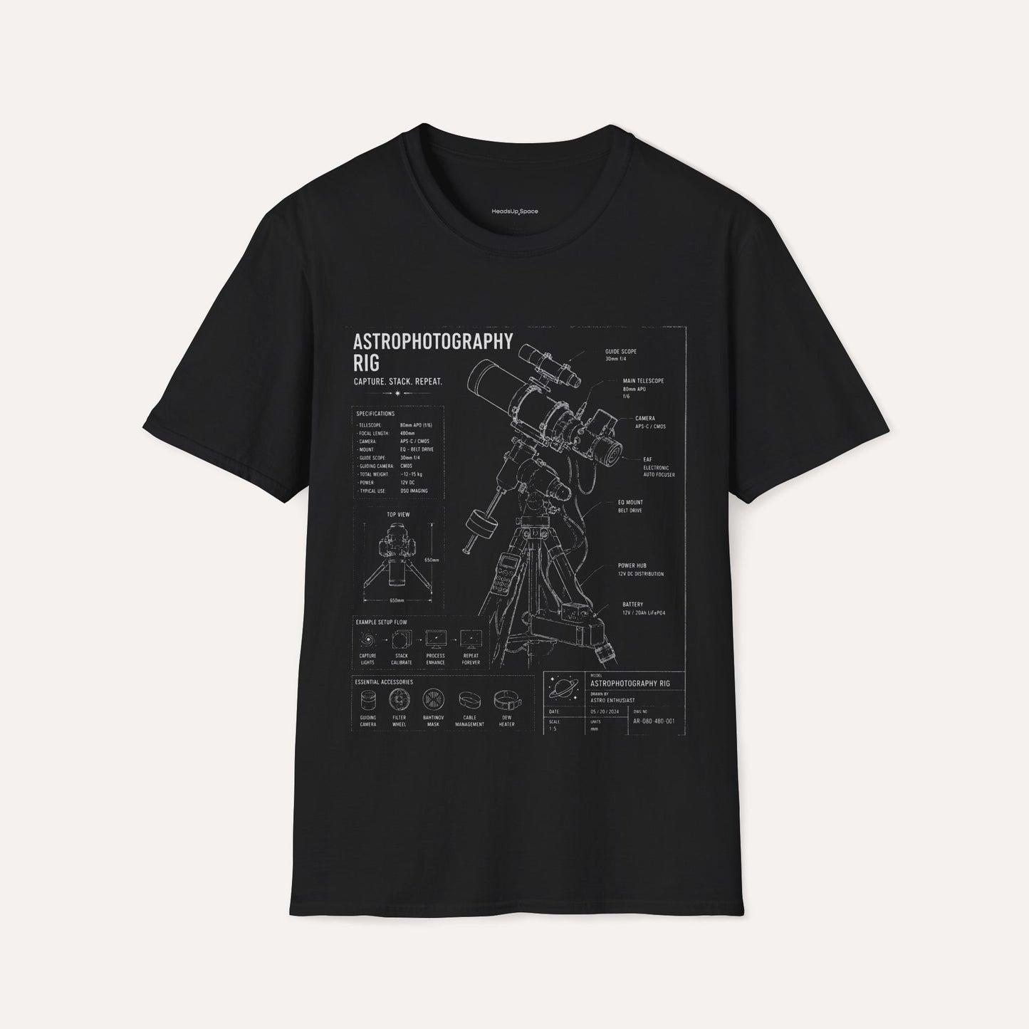 Astrophotography Rig T-Shirt
