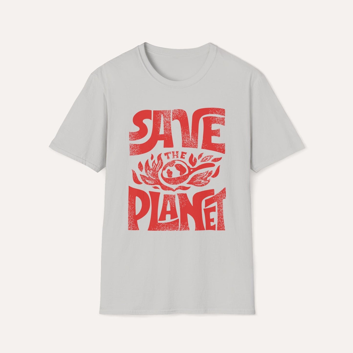Save the Planet T-Shirt – Retro Climate Awareness Graphic Tee