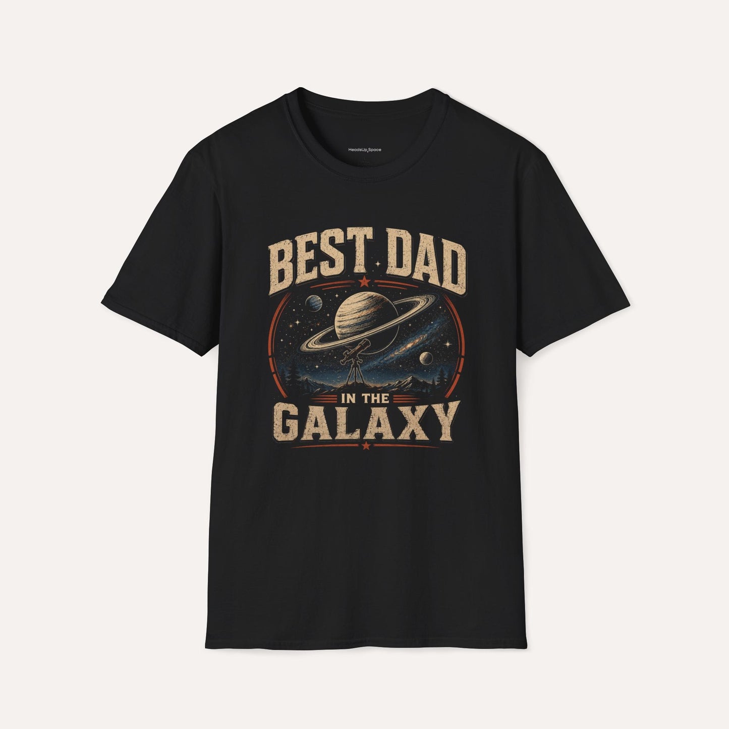 Best Dad in the Galaxy T-Shirt – Space Lover Father’s Day Gift