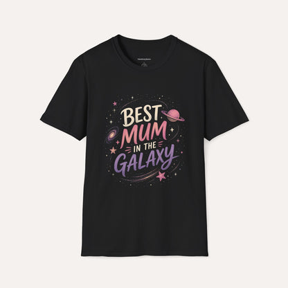 Best Mum in the Galaxy T-Shirt – Cute Cosmic Design, Colorful Space Gift for Mom