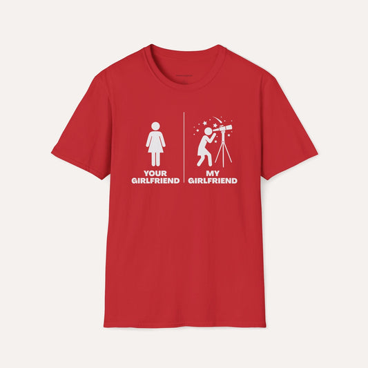 MY GIRLFRIEND is cooler than YOUR GIRLFRIEND (Cosmic Love Shirt)