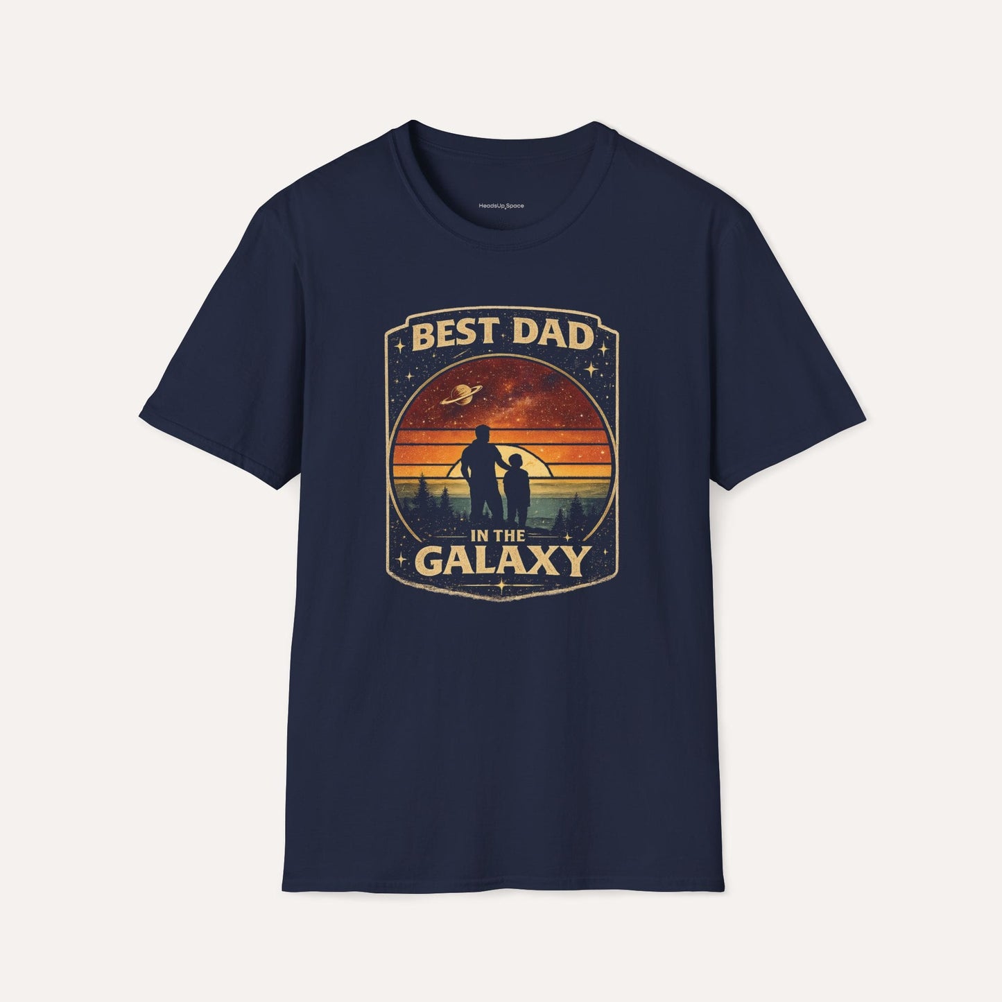 Best Dad in the Galaxy T-Shirt – Space Lover Father’s Day Gift