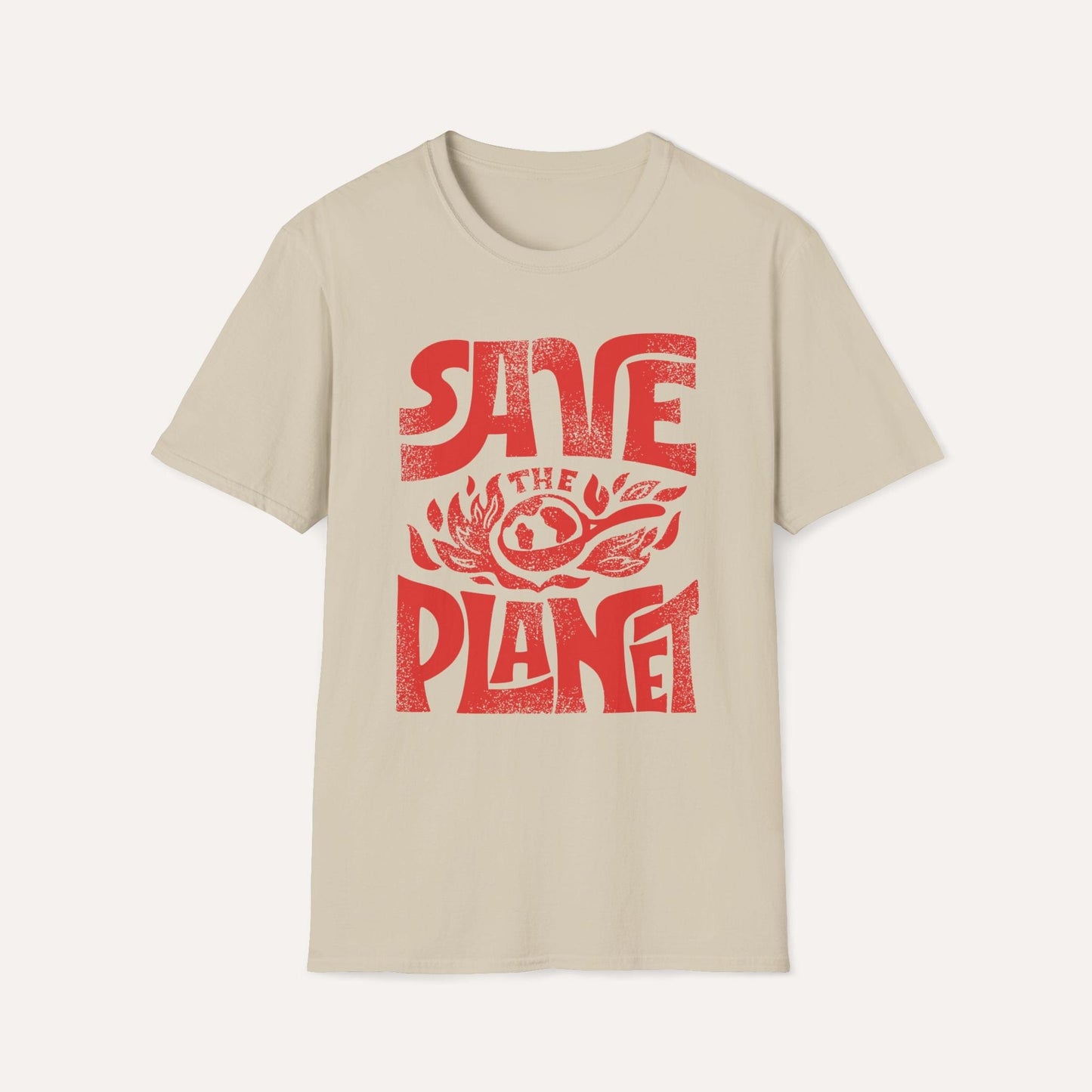 Save the Planet T-Shirt – Retro Climate Awareness Graphic Tee