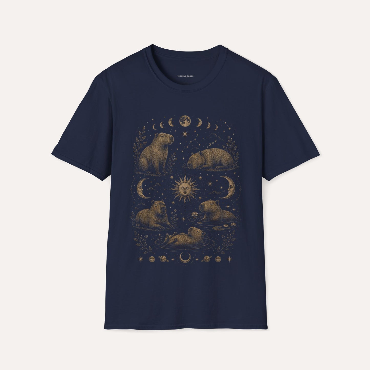 Capibaras & Moon T-shirt