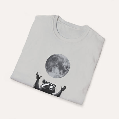 Raccoon and Full Moon T-Shirt