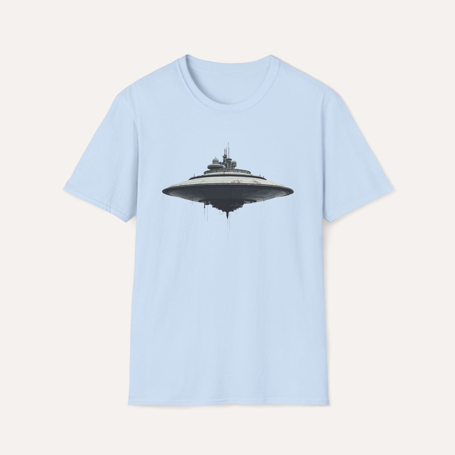 Futuristic UFO Hovercraft Design T-Shirt