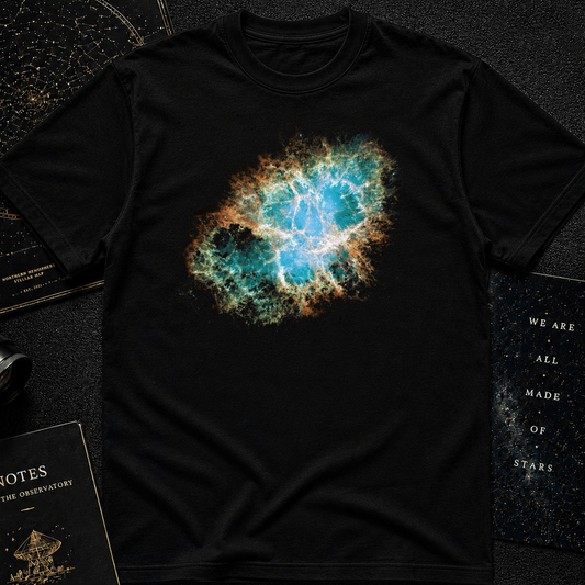 Crab Nebula M1 T-Shirt – Colorful Supernova Remnant Tee for Astronomy Fans