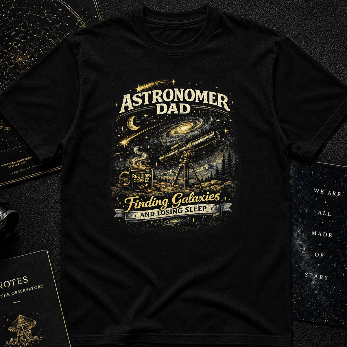 Funny Astronomer Dad T-Shirt