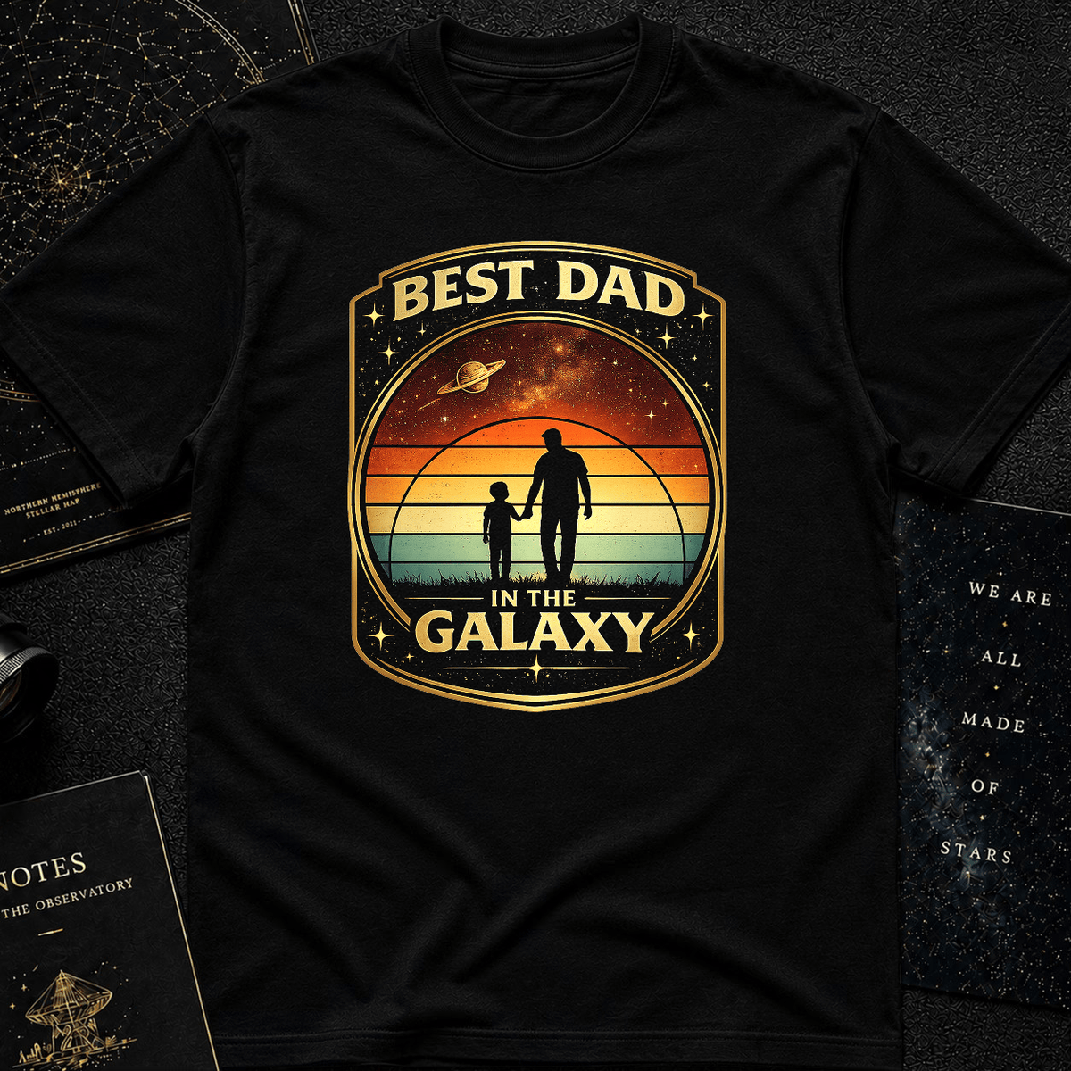 Best Dad in the Galaxy T-Shirt
