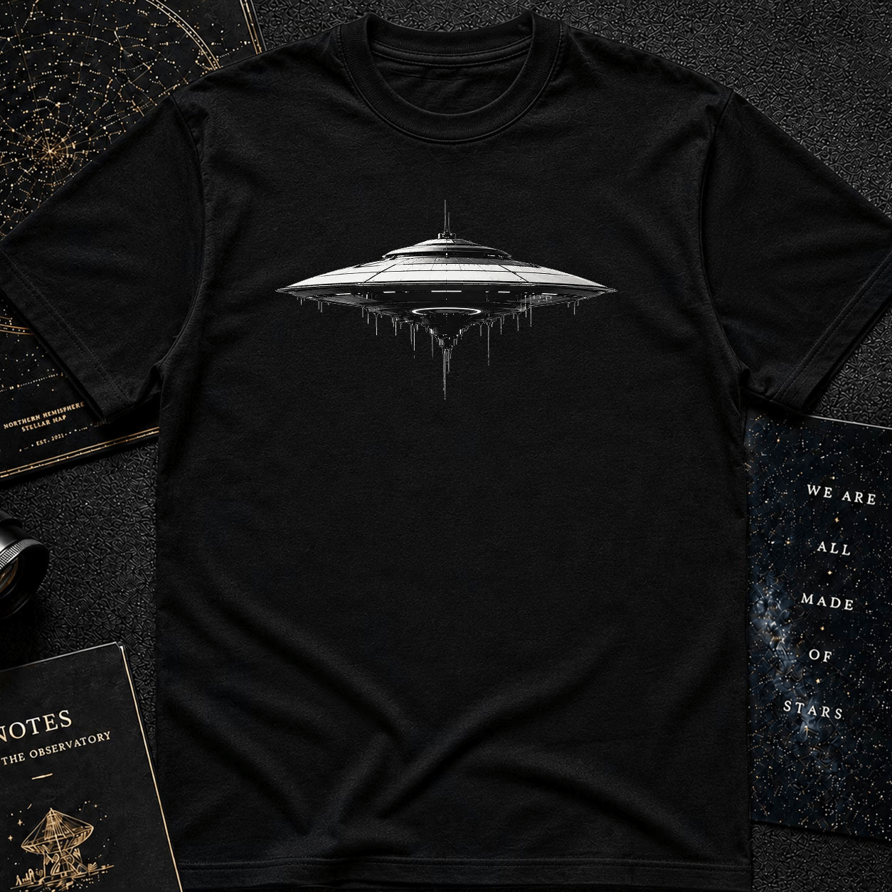 Futuristic UFO Spaceship T-Shirt