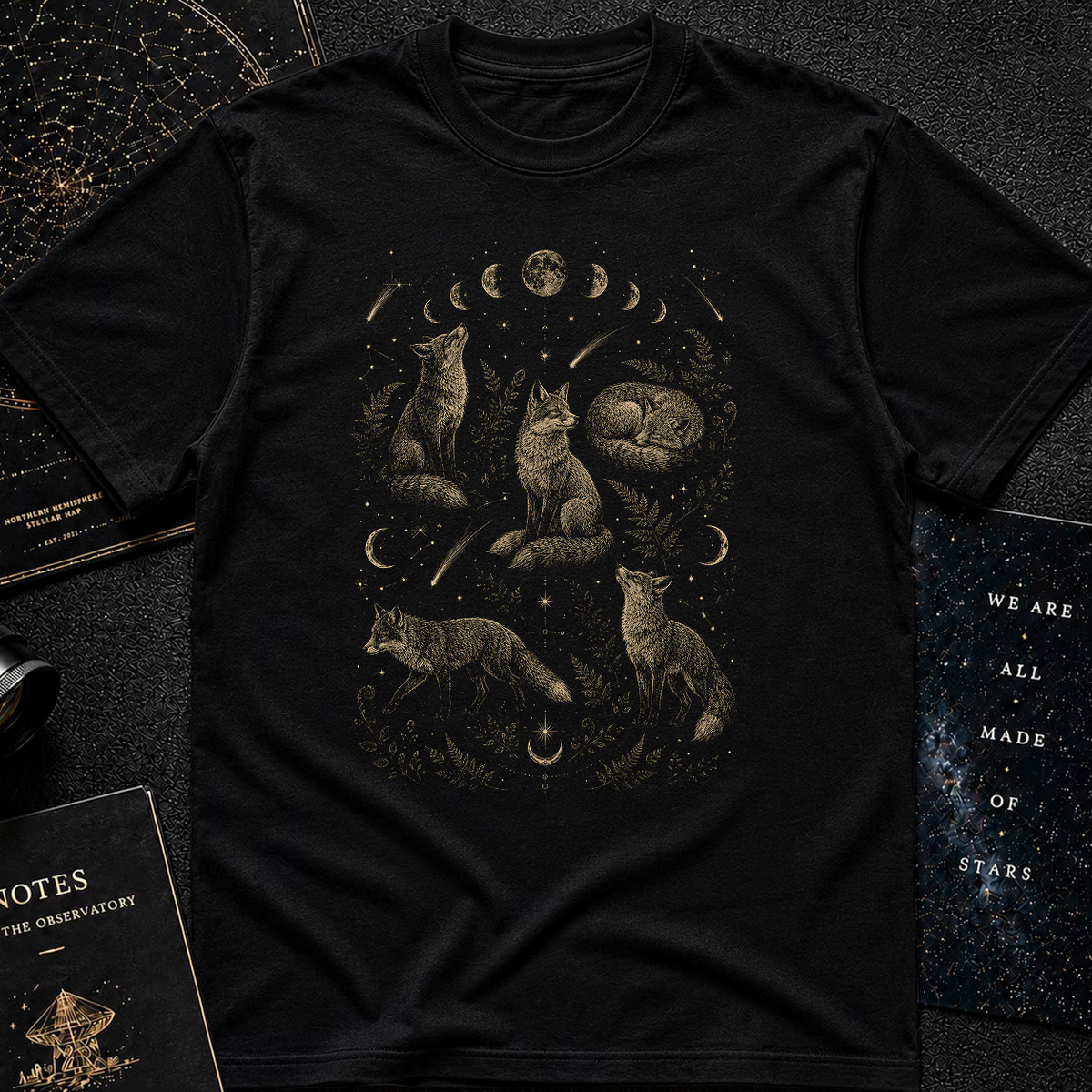 Foxes & Moon T-Shirt