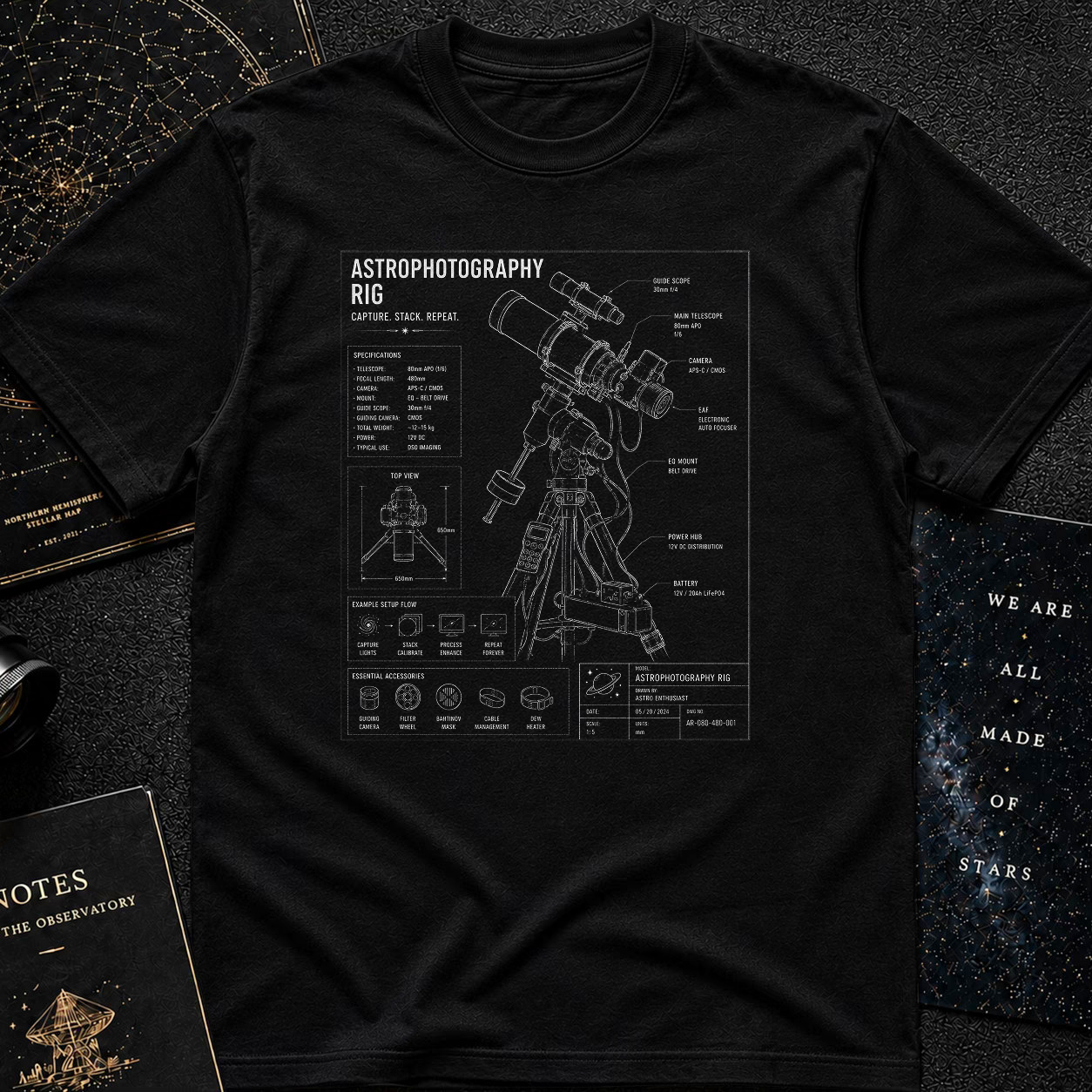 Astrophotography Rig T-Shirt