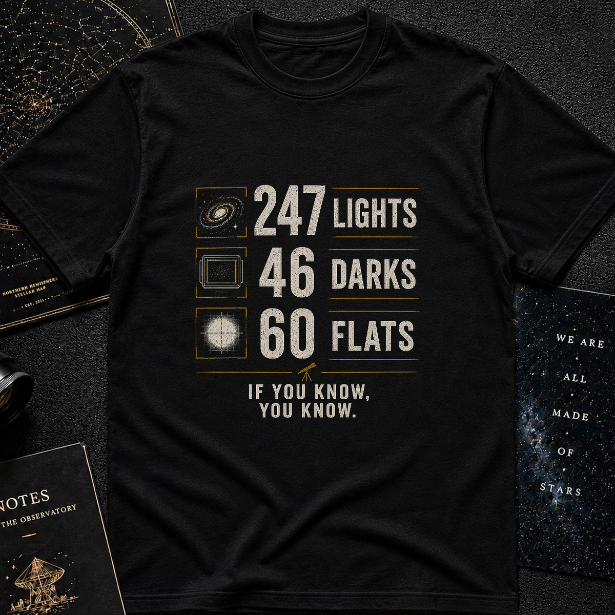 Lights, Darks, Flats T-Shirt