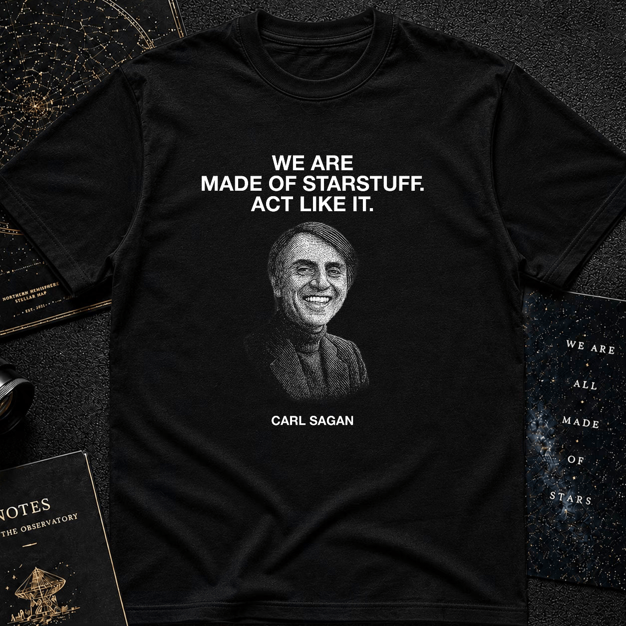 "Starstuff Standard" – Carl Sagan Tee