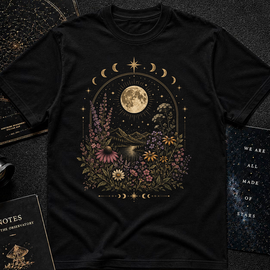 Flowers & Moon T-Shirt