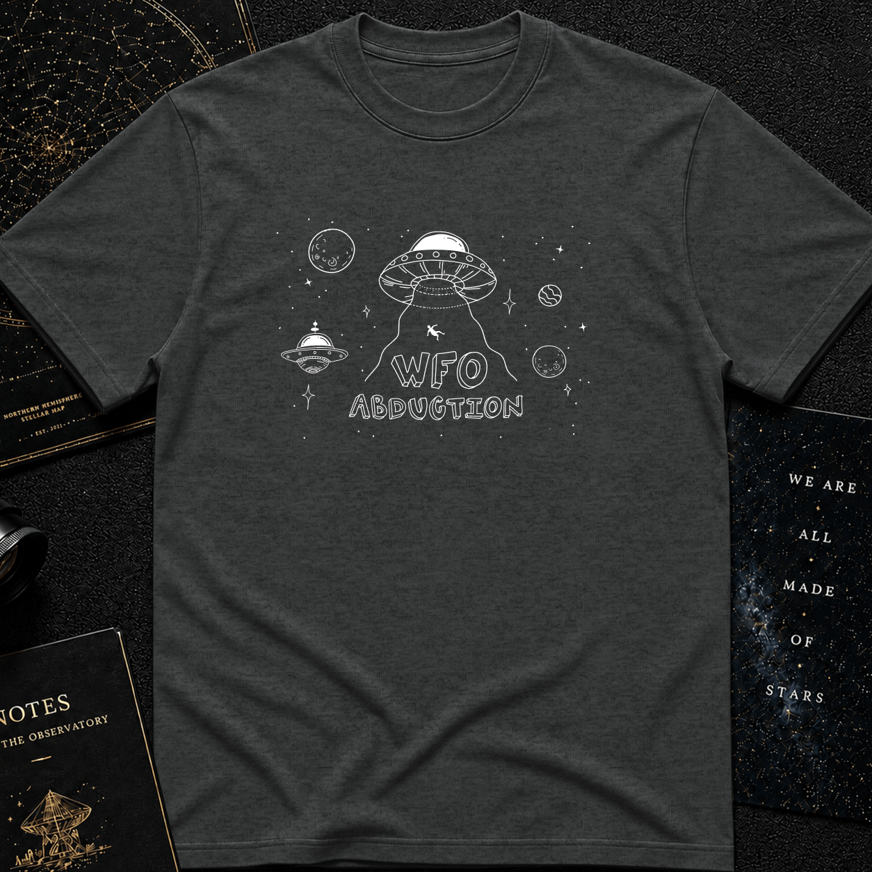 WFO – Work From Office Astronaut T-Shirt | Out of Orbit Office Life Parody Tee