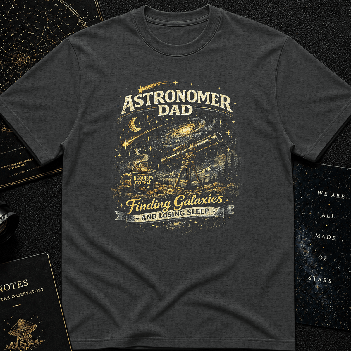 Funny Astronomer Dad T-Shirt
