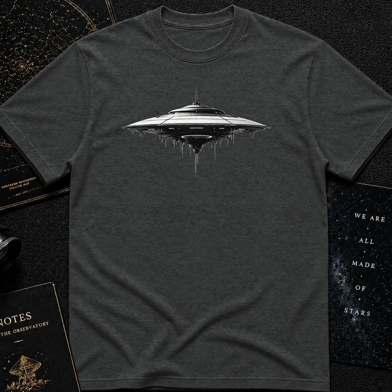 Futuristic UFO Spaceship T-Shirt