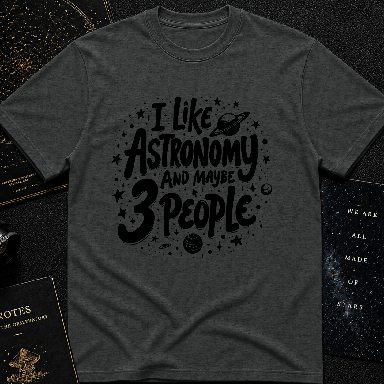 Astronomy & 3 People T-Shirt