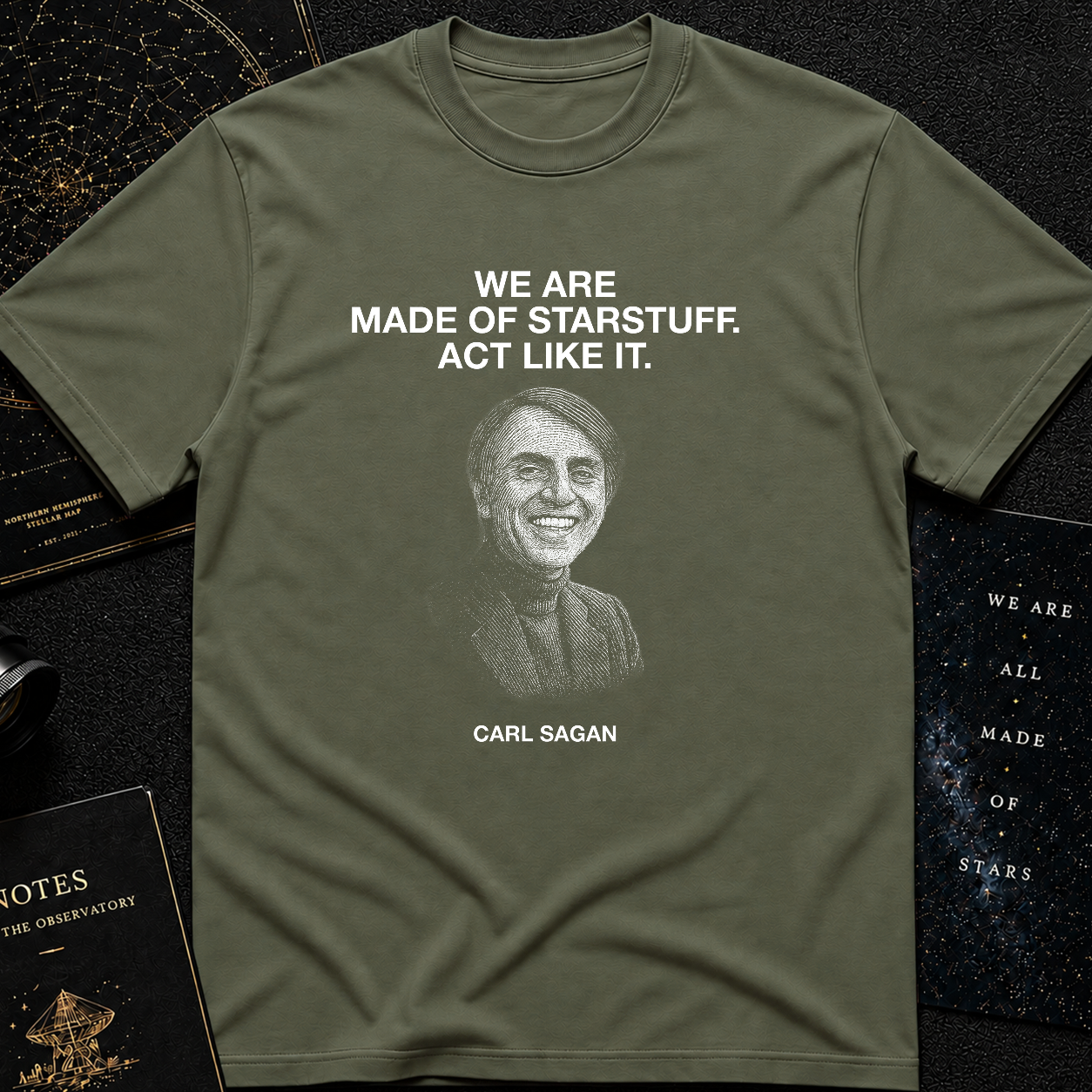 "Starstuff Standard" – Carl Sagan Tee