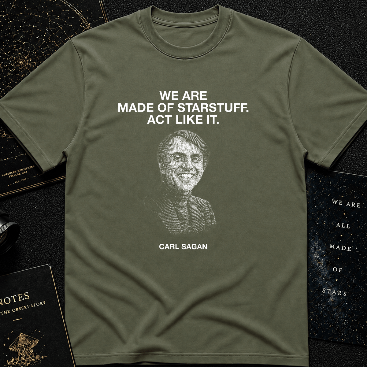 "Starstuff Standard" – Carl Sagan Tee