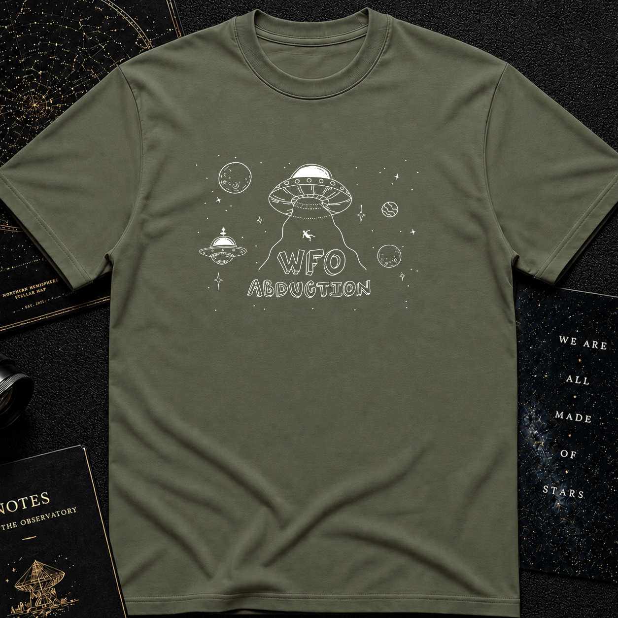WFO – Work From Office Astronaut T-Shirt | Out of Orbit Office Life Parody Tee