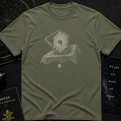 James Webb Space Telescope T-Shirt – Detailed Space Science Tee for Astronomy Lovers