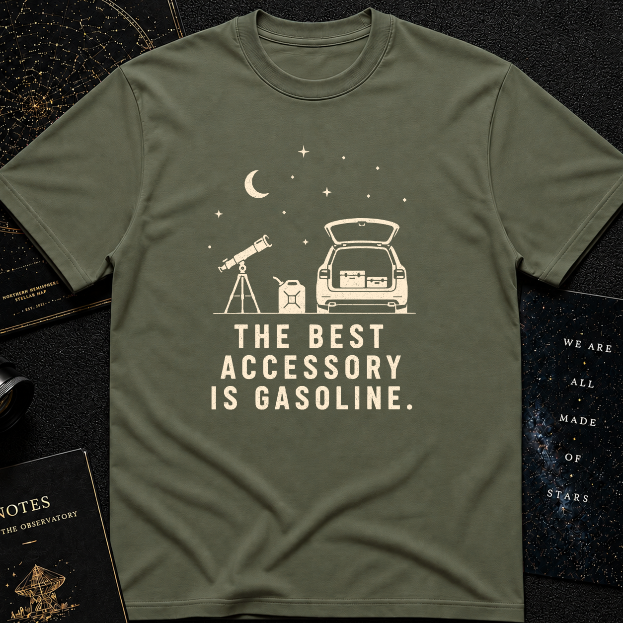 THE BEST ACCESORY IS GASOLINE.