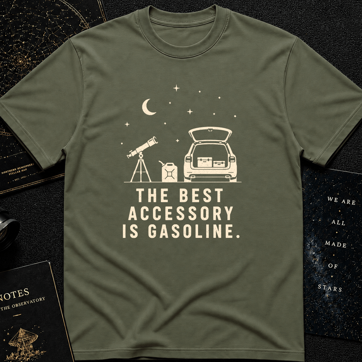 THE BEST ACCESORY IS GASOLINE.
