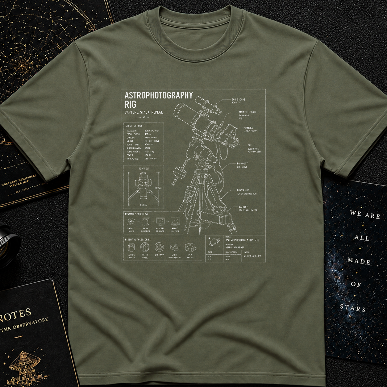 Astrophotography Rig T-Shirt
