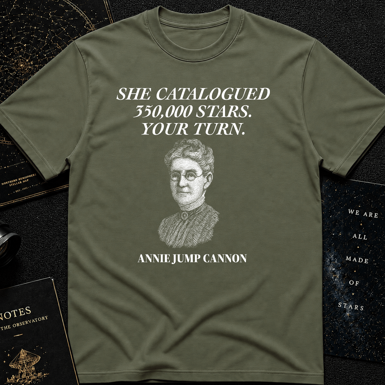 "Your Turn to Shine" – Annie Jump Cannon Tee