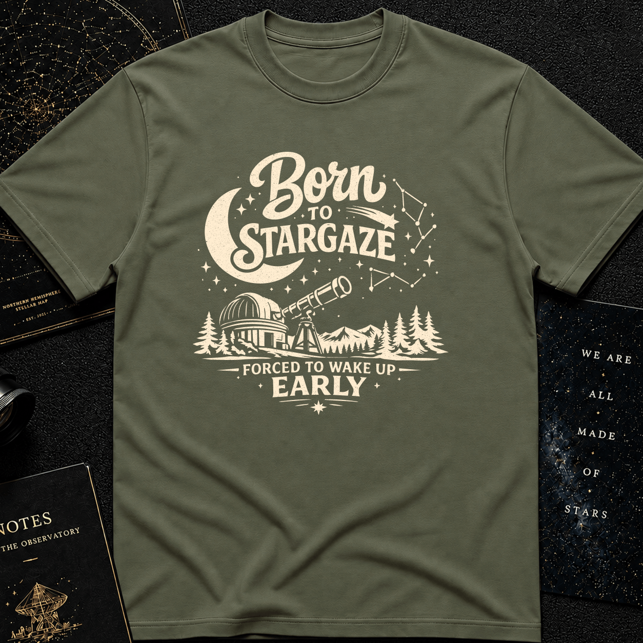 BORN TO STARGAZE, FORCED TO WAKE UP EARLY