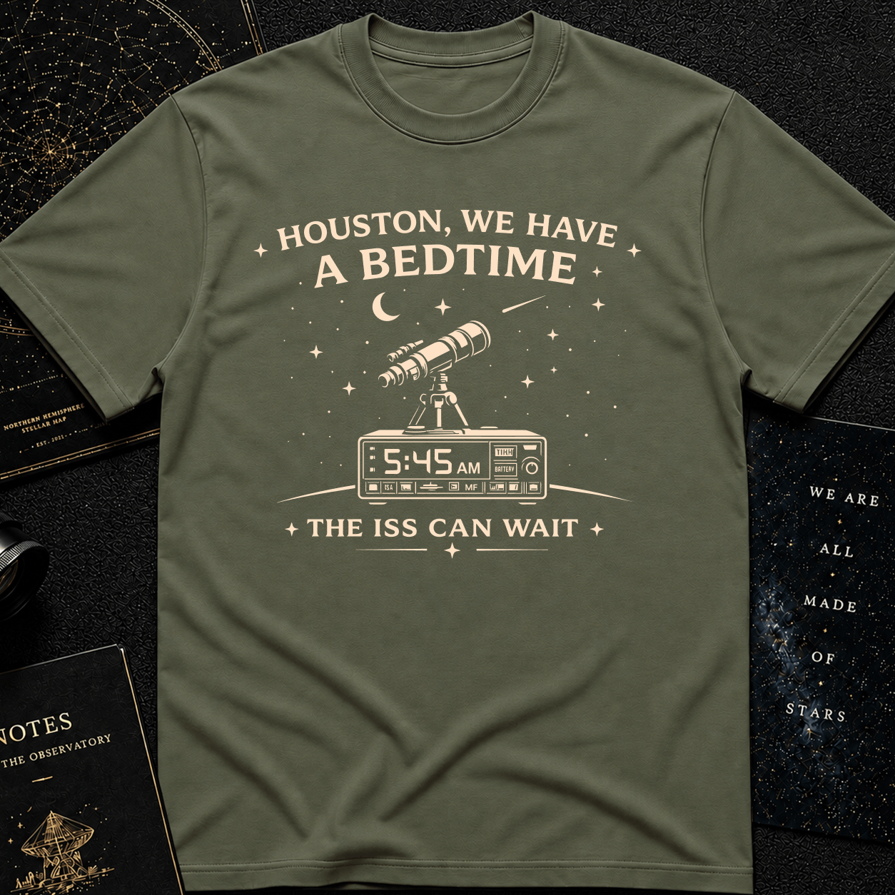 HOUSTON, WE HAVE A BEDTIME