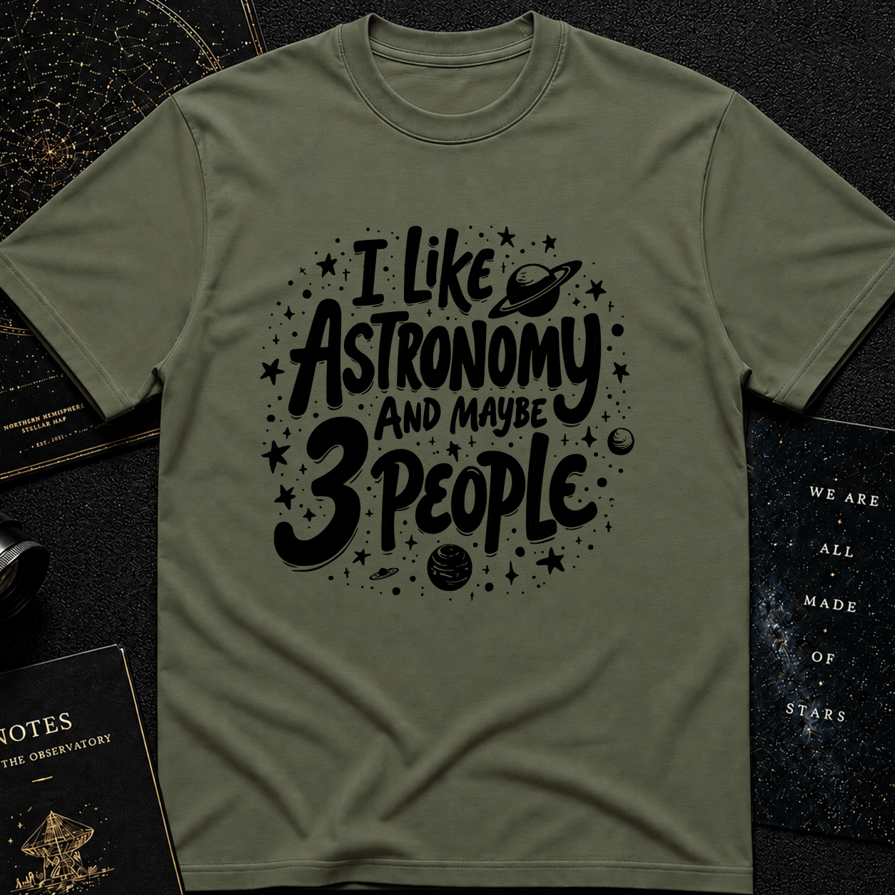 Astronomy & 3 People T-Shirt