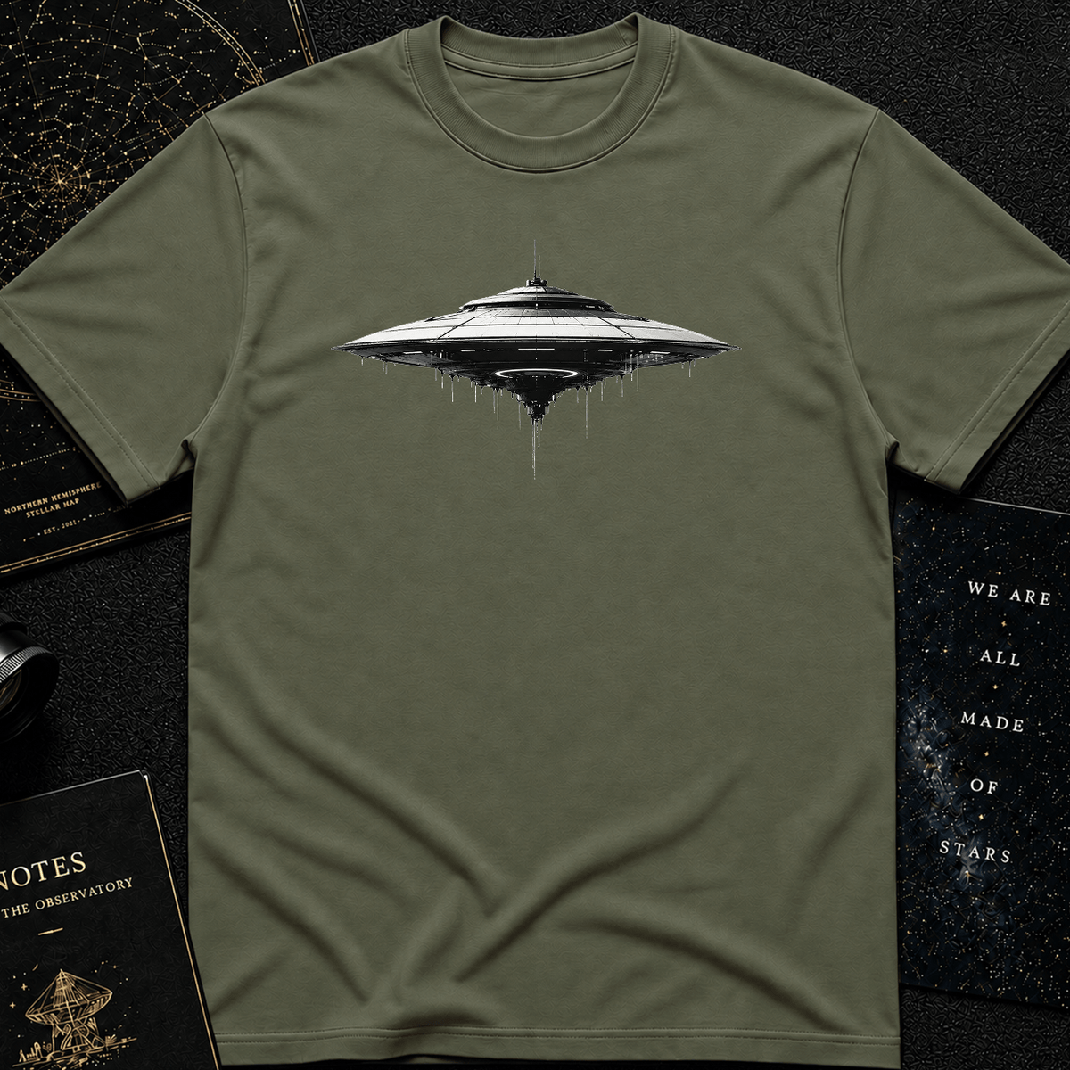Futuristic UFO Spaceship T-Shirt