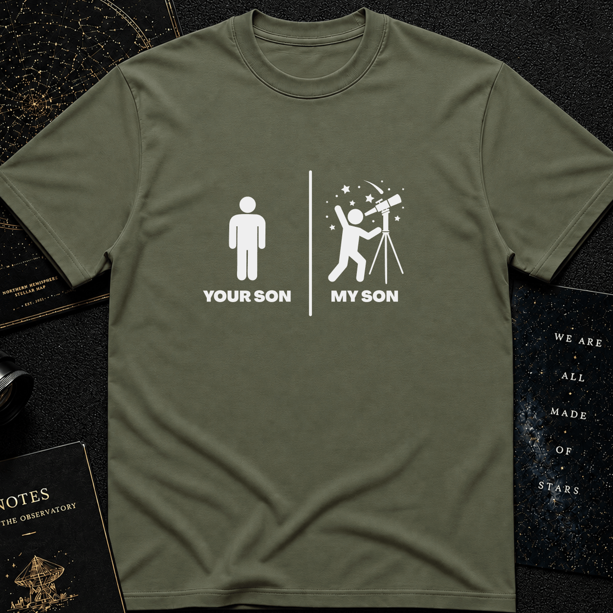MY SON is cooler than YOUR SON (Young Astronomer Shirt)