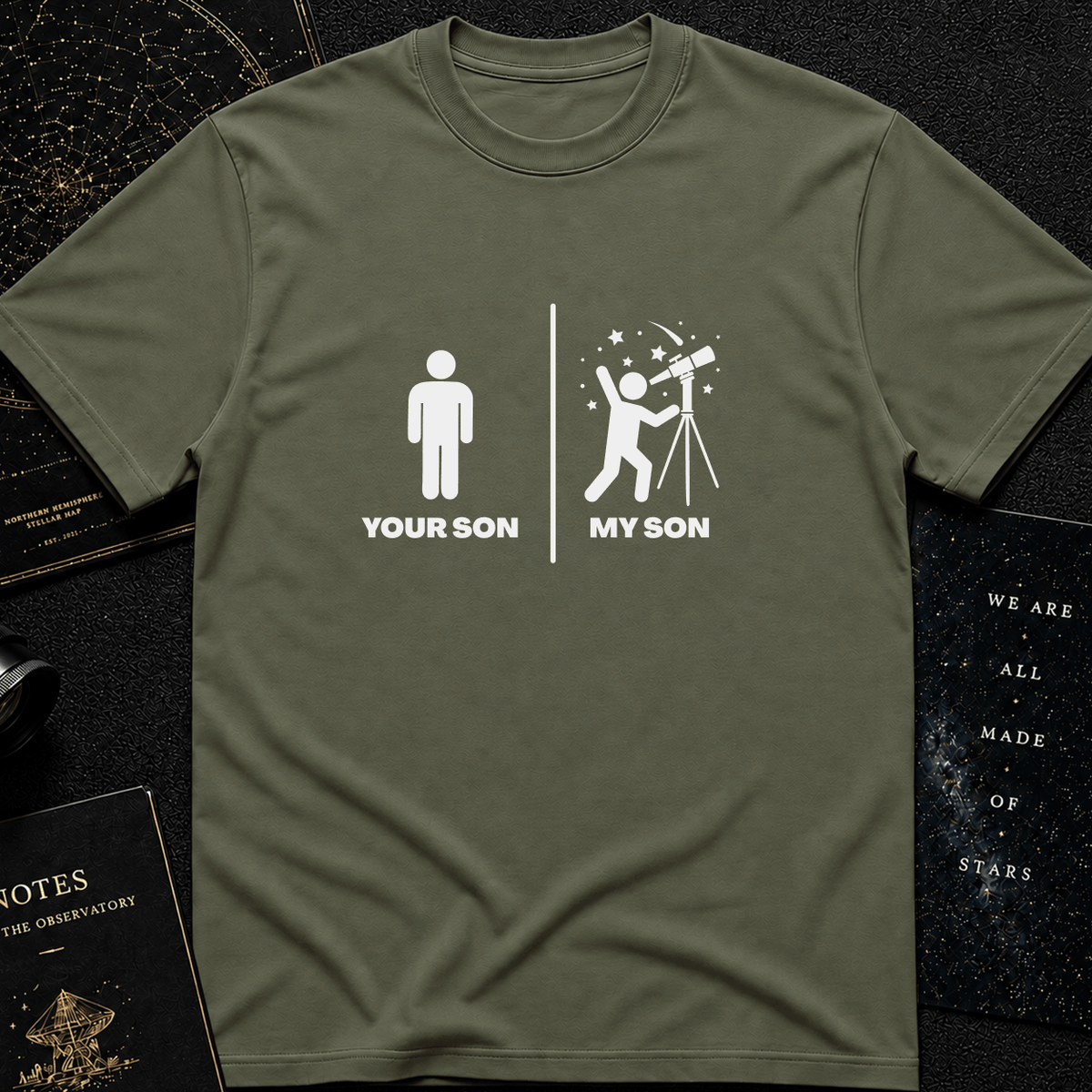 MY SON is cooler than YOUR SON (Young Astronomer Shirt)