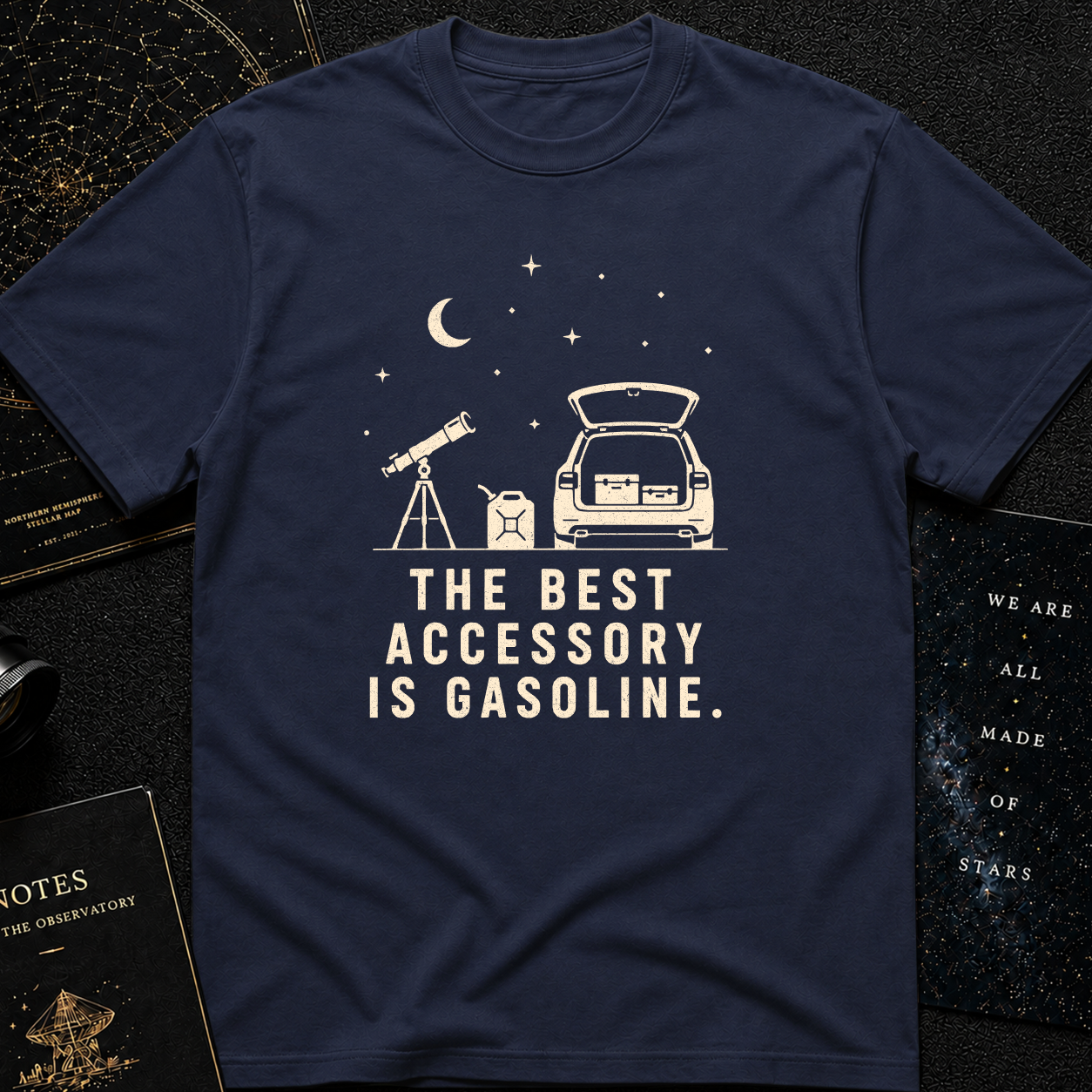 THE BEST ACCESORY IS GASOLINE.