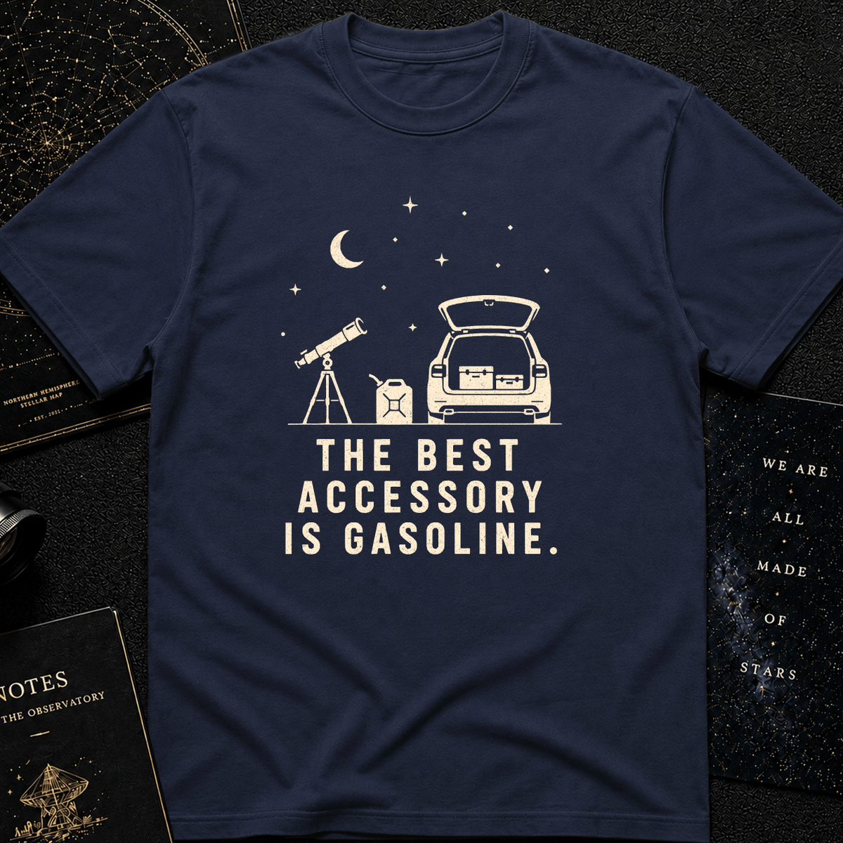 THE BEST ACCESORY IS GASOLINE.