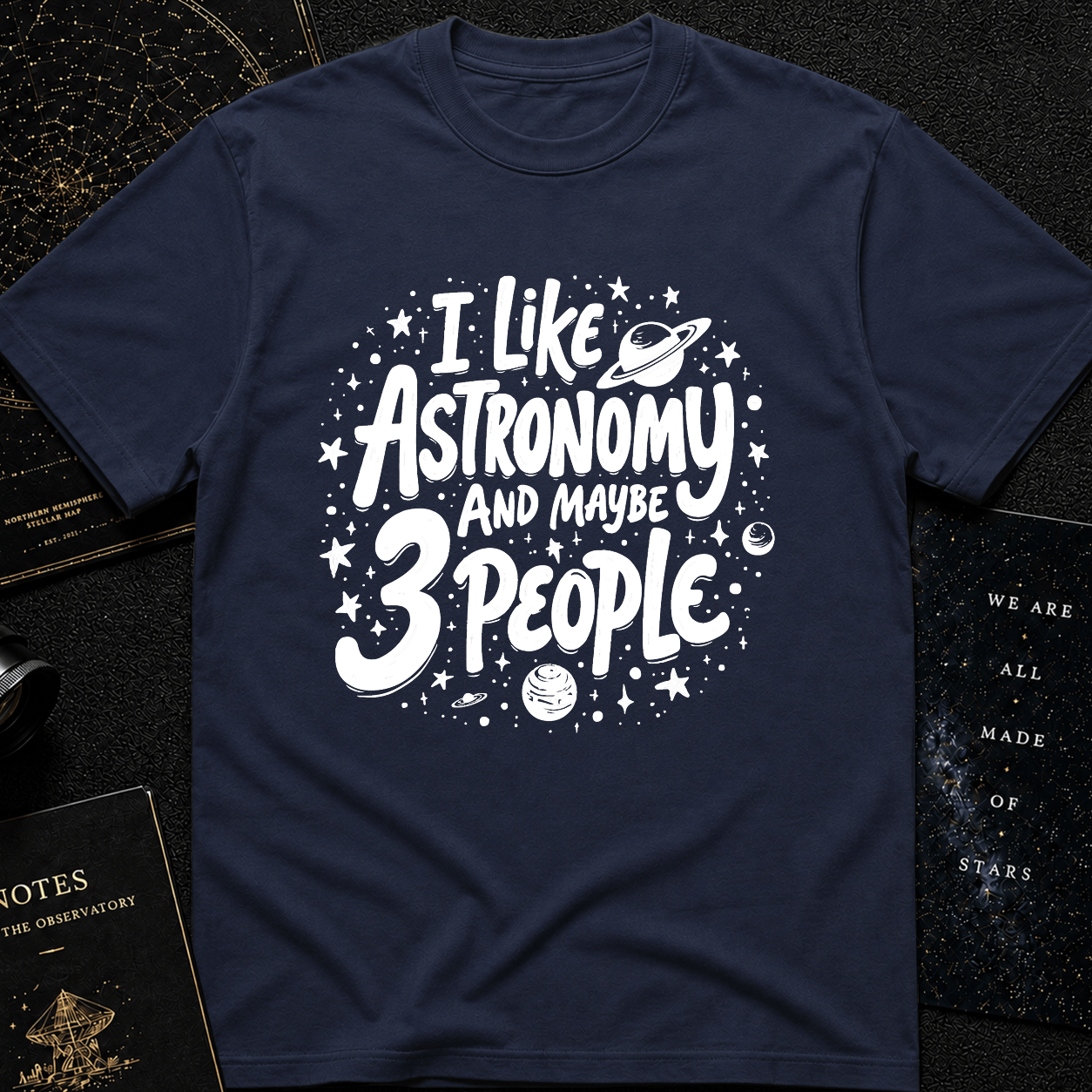 Astronomy & 3 People T-Shirt
