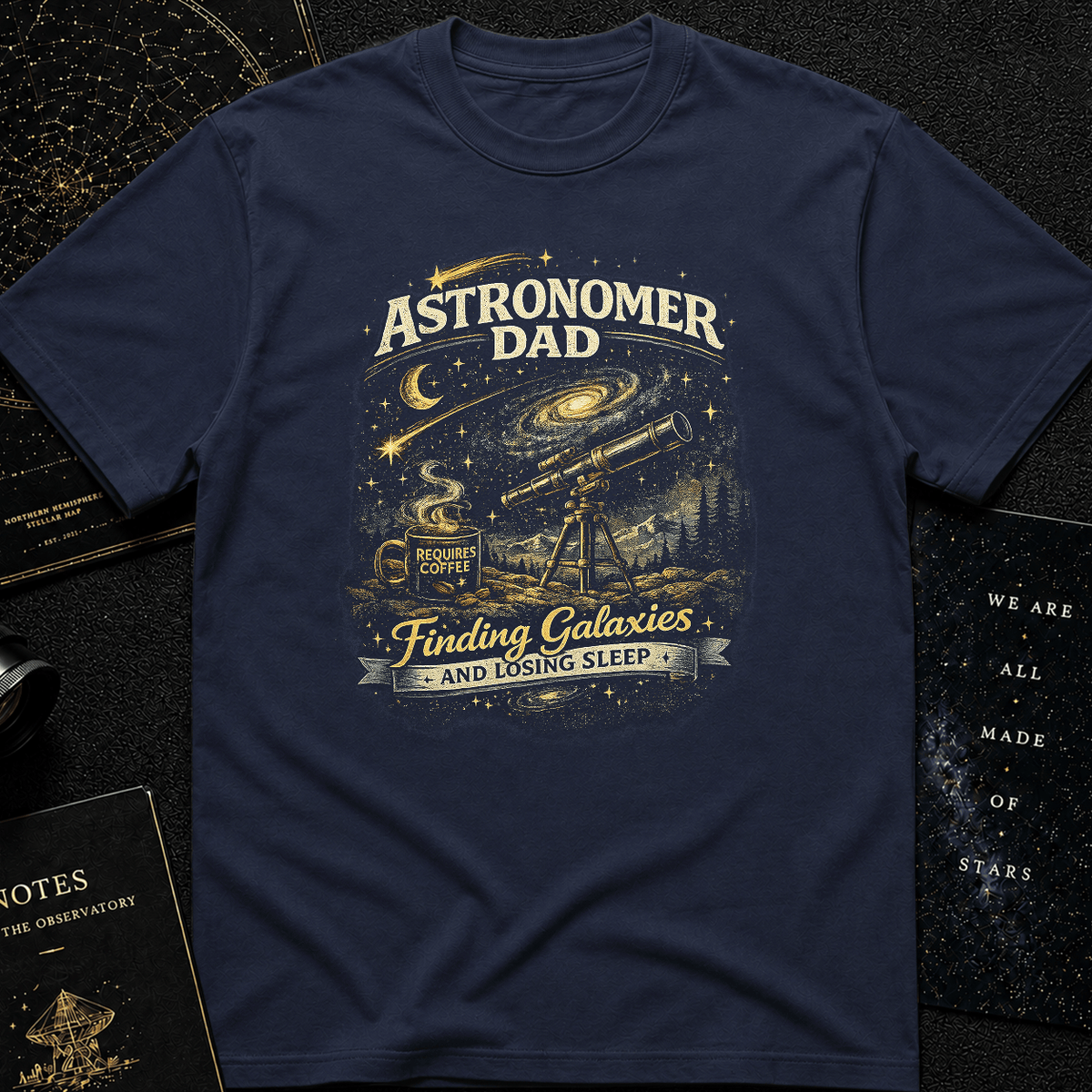 Funny Astronomer Dad T-Shirt